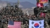 資料照片：美國和南韓軍隊在南韓舉行實彈射擊演習。(2024年3月14日）