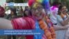 VOA60 World - Millions on Indians celebrated Holi, the Hindu festival of color
