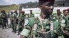 Wanajeshi wa Burundi walipowasili katika uwanja wa Goma, DRC, March 5, 2023 kuisaidia nchi hiyo kupata amani.