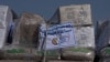 ARCHIVO: Paquetes de ayuda humanitaria con destino a la Franja de Gaza, vistos en un camión en un área de espera en el cruce de Kerem Shalom en la intersección de dos fronteras: entre Egipto y el sur de Israel y entre la Franja de Gaza y el sur de Israel, el 10 de enero de 2024.