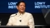 菲律賓總統費迪南德·小馬科斯（Ferdinand Marcos Jr.）在澳大利亞墨爾本的東盟--澳大利亞特別峰會上發表講話。（2024年3月4日）