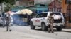 Des partis politiques et personnalités d'Haïti s'efforcent mercredi de s'accorder sur la composition d'autorités de transition, afin de tenter de rétablir un semblant de stabilité dans le pays miné par les gangs. (Photo by Richard PIERRIN / AFP)