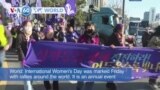 VOA60 World - International Women's Day marked Friday with rallies around the world