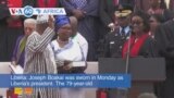 VOA60 Africa - Joseph Boakai sworn in as Liberia's president