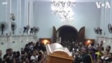 埃及為科普特基督教堂大火死者舉殯