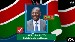 Rais Mteule wa Kenya William Ruto