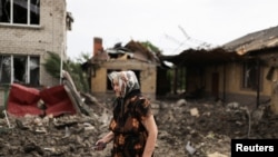В результате российского обстрела в Краматорске были разрушены многие жилые дома, Донецкая область, 12 августа 2022 года