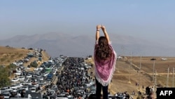 Протестная акция в Иране (архивное фото) 