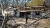 Последствия российского ракетного удара по объекту в городе Фастове. Апрель 2022г. 