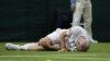 Wet Wimbledon Grass Causes Falls, Disappointment