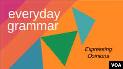 Everyday Grammar: How to Express Your Opinion in English