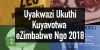 Uyakwazi Ukuthi Kuyavotwa eZimbabwe Ngo2018