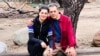 جمشید شارمهد، زندانی دوتابعیتی ایرانی-آلمانی و دارای اقامت دائم آمریکا، در کنار دخترش غزاله شارمهد. جمهوری اسلامی او را محکوم به اعدام کرده است.
