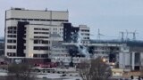 FILE - In this handout photo, a fire is seen at the Zaporizhzhia nuclear plant - the largest in Europe - after it was attracted by Russian forces early on Friday morning Energodar, Ukraine, March 4, 2022. (National Nuclear Energy Generation Company Energoatom via AP)