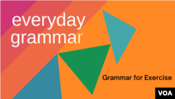 Everyday Grammar: Grammar for Exercise