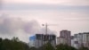 По Киеву утром в воскресенье были нанесены ракетные удары 