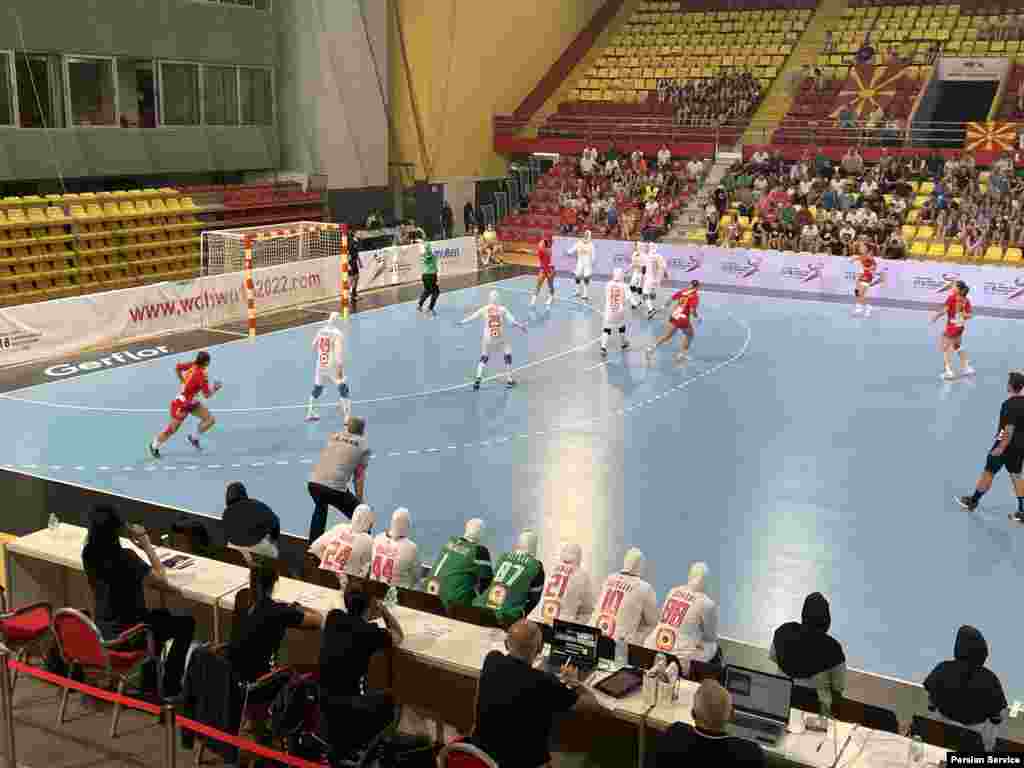 IHF Handball U18 girls Iran Macedonia