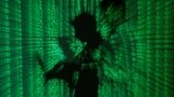An illustration picture shows a projection of binary code on a man holding a laptop computer, in an office in Warsaw June 24, 2013. (REUTERS/Kacper Pempel)