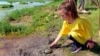 Children Release Orphaned Turtles into the Wild