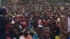 Some of the people who attended a mass meeting addressed by President Robert Mugabe and his wife, Grace, in Chinhoyi, Mashonaland West province, Zimbabwe. (Photo:Arthur Chigoriwa)