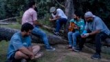 Musicians play songs at a quiet place on the outskirts of Srinagar, Indian-controlled Kashmir, June 14, 2022. (AP Photo/Dar Yasin)