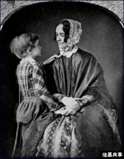 Jane Pierce with her son Benjamin.