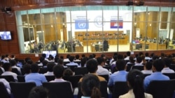FILE - Attendees observe a hearing session at the Khmer Rouge tribunal in March, 2016. (Courtesy Image of Nhet Sokheng/ECCC)