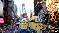 Despciable Me 2 Minions in Manhattan