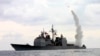 미 해군 유도탄 순양함 '케이프 세인트 조지'함이 지난 2003년 지중해상에서 토마호크 미사일을 발사하고 있다. (자료사진)