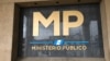 Detalle del frente del edificio del Ministerio Público en Guatemala.