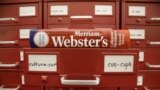 FILE - A Merriam-Webster dictionary sits atop their citation files at the dictionary publisher's offices on Dec. 9, 2014, in Springfield, Mass. Merriam-Webster's word of the year for 2023 is “authentic.” (AP Photo/Stephan Savoia, File)