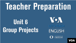 Let's Teach English Unit 6: Group Projects