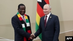 Mutungamiri wenyika, VaEmmerson Mnangagwa nemutungamiri weRussia, VaVladimir Putin.