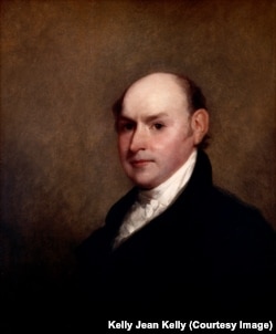 John Quincy Adams portrait by Gilbert Stuart. Quincy Adams was president from 1825-1829.