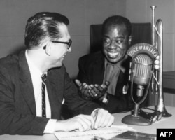 VOA jazz broadcaster Willis Conover interviews the legendary Louis Armstrong.