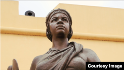 17世纪恩东戈王国和玛塔巴王国的王后恩金加·姆班德(安哥拉国家博物馆)