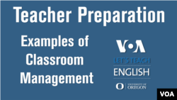 Let's Teach English Teacher Resources: Examples of Classroom Management