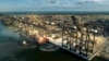 美國休士頓貝港貨櫃碼頭（Bayport Container Terminal）（資料照：2023年）