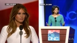 Comparison of Melania Trump, Michelle Obama Convention Speeches