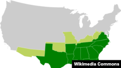 The Confederate States of America included Alabama, Florida, Georgia, Louisiana, Mississippi, South Carolina, Texas, Arkansas, North Carolina, Tennessee and Virginia.