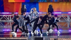 South Korean boy band BTS perform on ABC's "Good Morning America at Rumsey Playfield/SummerStage in Central Park on Wednesday, May 15, 2019, in New York. (Photo by Scott Roth/Invision/AP)