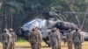 Подразделения военнослужащих США принимают участие в совместных военных учениях Garuda shield в Индонезии, август 2021 г. 
