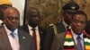 President Emmerson Mnangagwa and Botswana President Mokgweetsi Masisi 