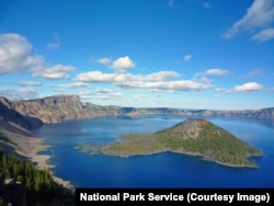 Views of Crater Lake and Wizard Island