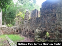 Cinnamon Bay Sugar Plantation Ruins in the Virgin Islands National Park