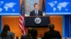 FILE - State Department spokesperson Matthew Miller is shown on July 18, 2023, in Washington. Miller cautioned Pakistan that it could face sanctions if it builds a pipeline to import gas from Iran.