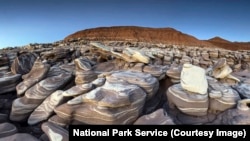 An area called Ice Cream Rocks within Petrified Forest National Park