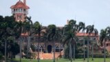 FILE - President Donald Trump's Mar-a-Lago estate is shown on July 10, 2019, in Palm Beach, Fla. Trump says the FBI is conducting a search of his Mar-a-Lago estate on Aug. 8, 2022. (AP Photo/Wilfredo Lee, File)