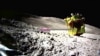 FILE - This image provided by the Japan Aerospace Exploration Agency (JAXA)/Takara Tomy/Sony Group Corporation/Doshisha University shows an image taken by a Lunar Excursion Vehicle 2 (LEV-2) of a robotic moon rover called Smart Lander for Investigating Moon, or SLIM, on the moon.