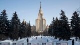 FILE - An image of Moscow State University on Feb. 8, 2021. 